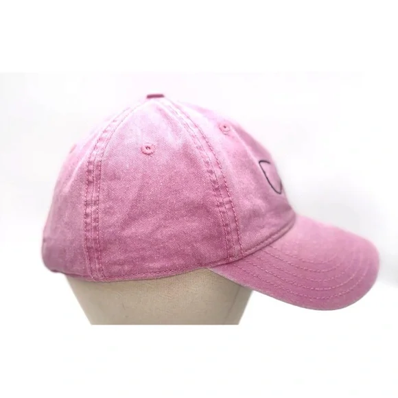 Hat Womens Coffee Pink Black Letter Design Baseball Hat Cap Adjustable Fit OSFA - Picture 2 of 7